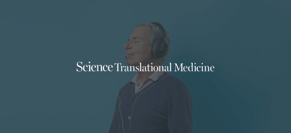 Science Translational Medicine Publishes Neuromod Research